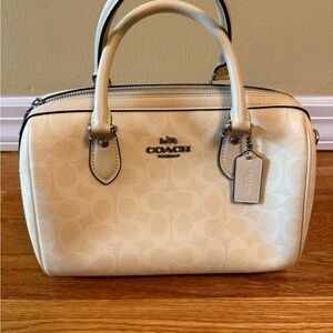 Coach Rowan Signature C in Pale Yellow NWOT